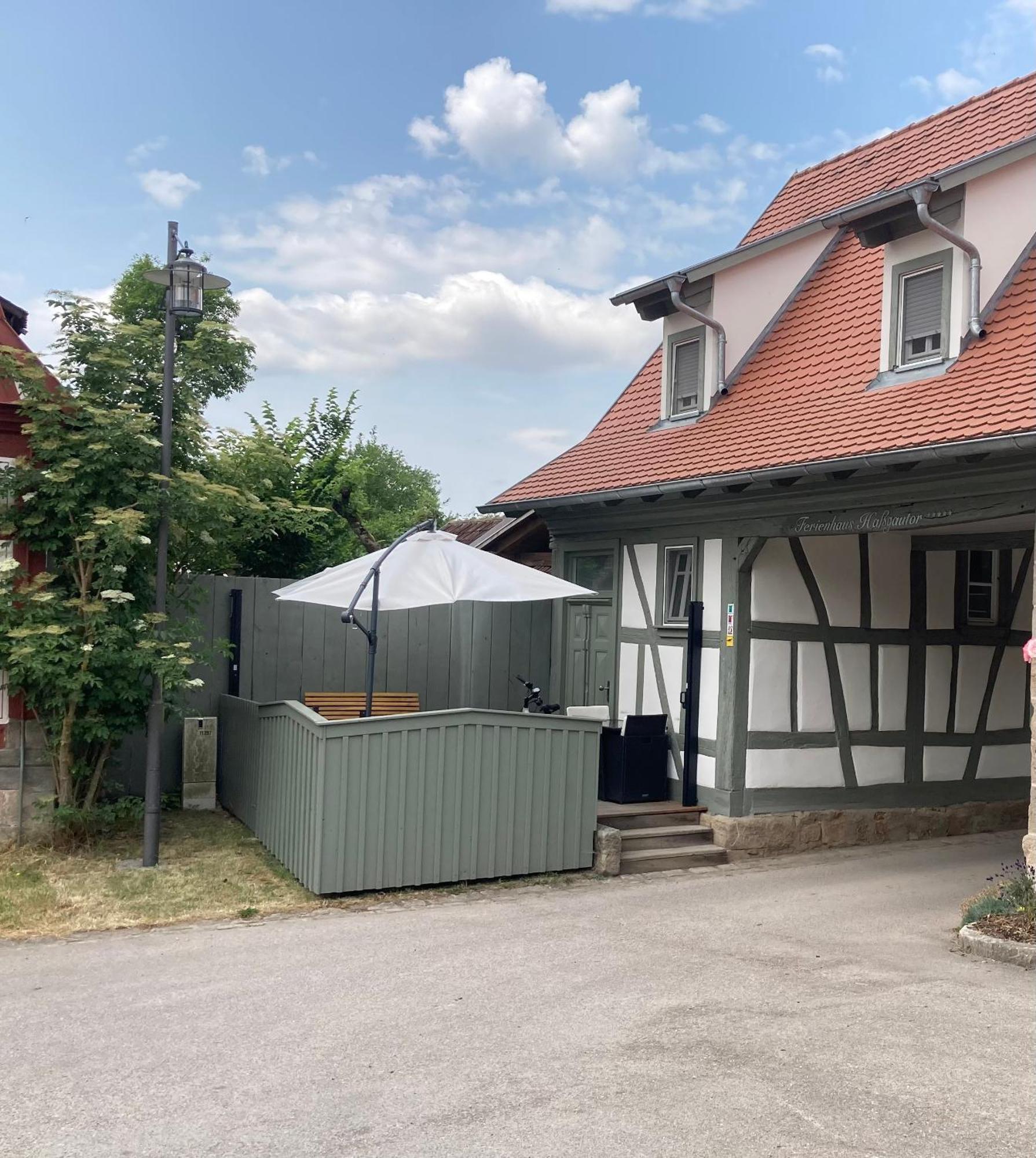Ferienhaus Hassgautor Aidhausen 外观 照片